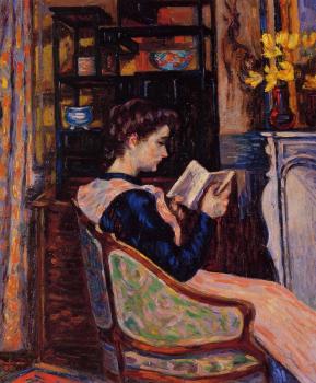Armand Guillaumin : Mademoiselle Guillaumin Reading